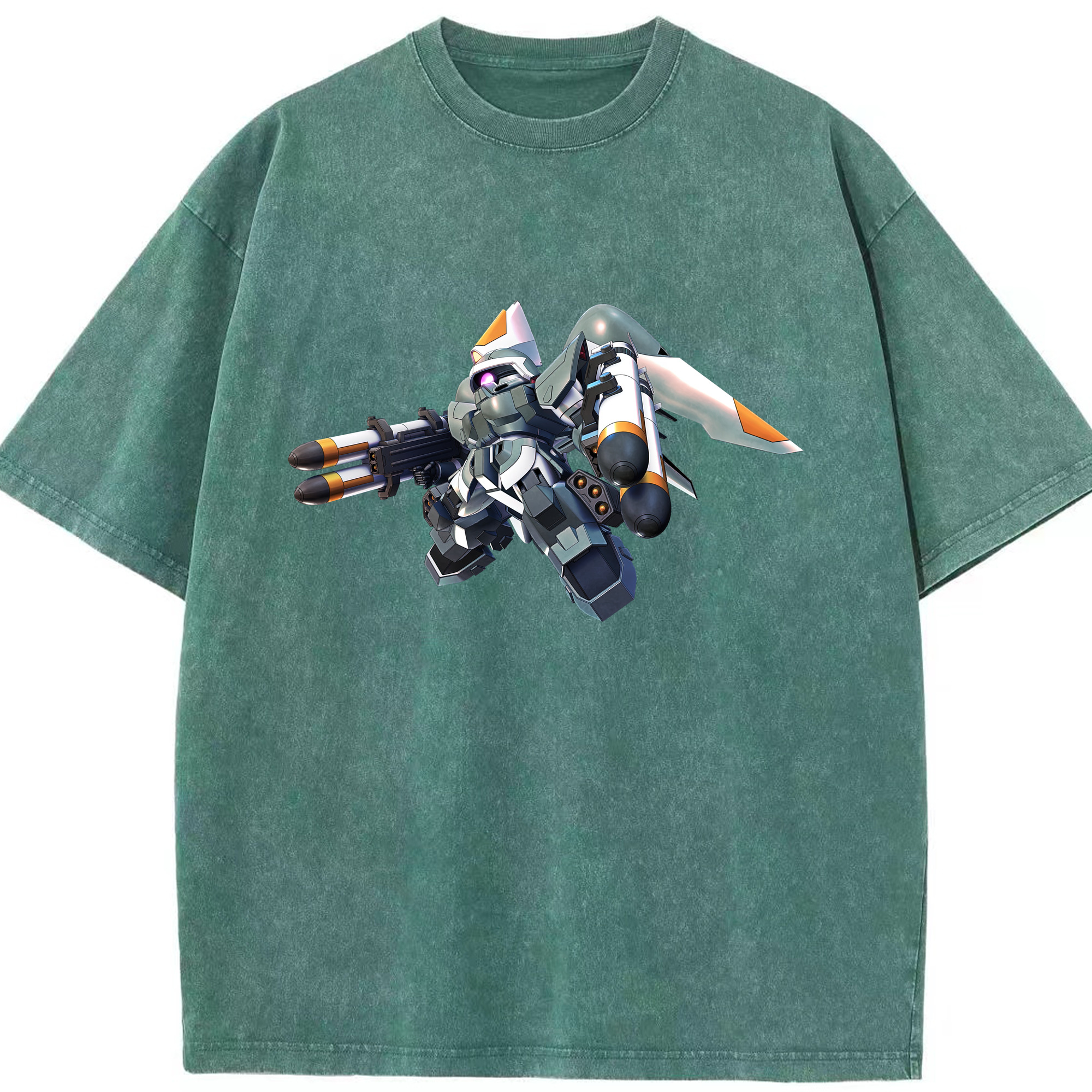 （画像用） 機動戦士ガンダム Mobile Suit Gundam 綿100% ヴィンテージ風 半袖Tシャツ（フロントプリント）